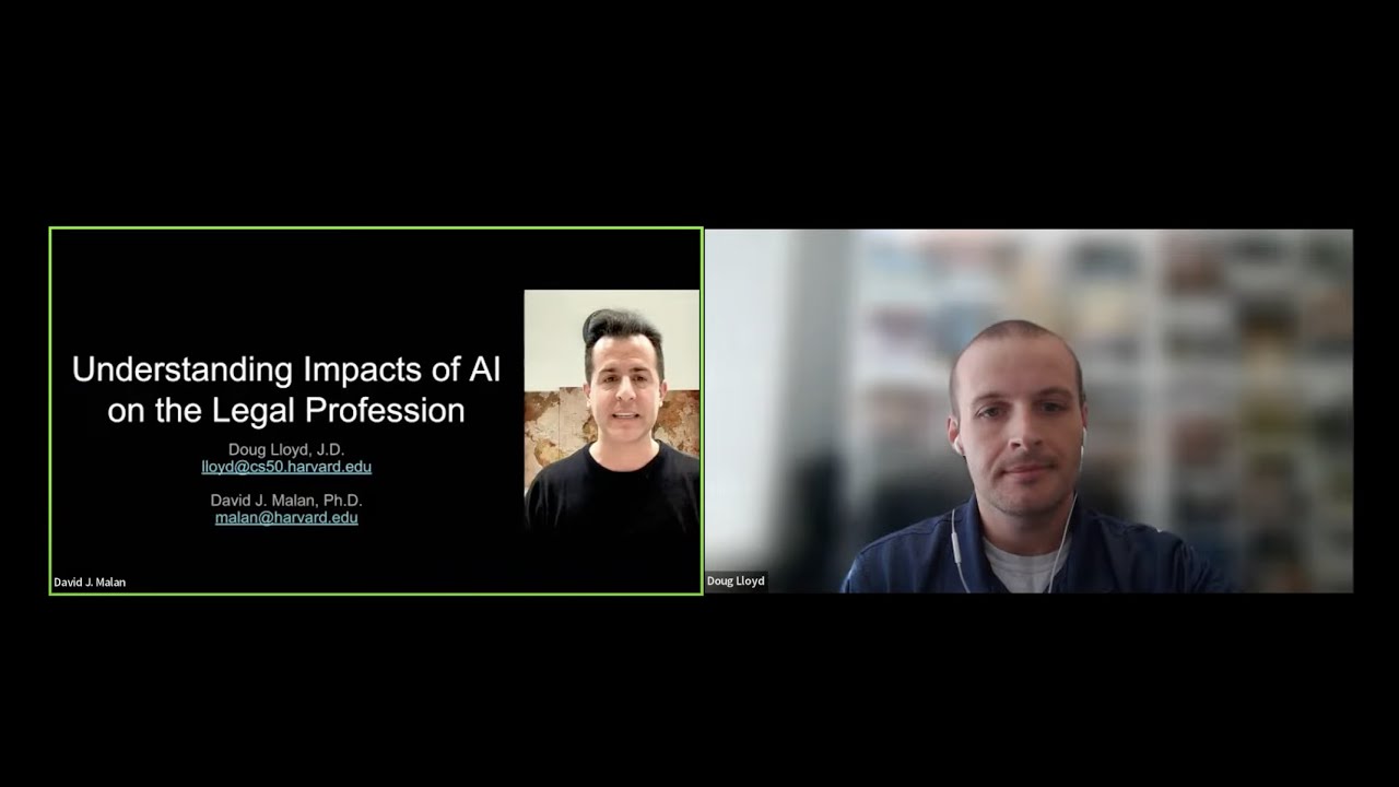 Understanding Impacts of AI on the Legal Profession - Computer Science for Lawyers at Harvard